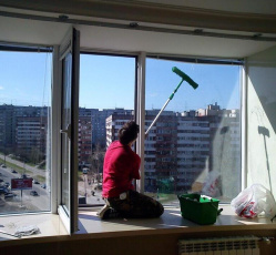 Мытье окон в однокомнатной квартире Учалы